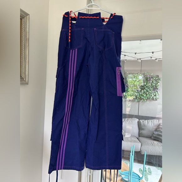 ADIDAS X IVY PARK Purple Belted Cargo Pants - Picture 6 of 10